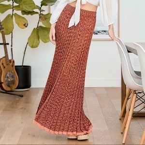 Free People Gold Coast maxi skirt